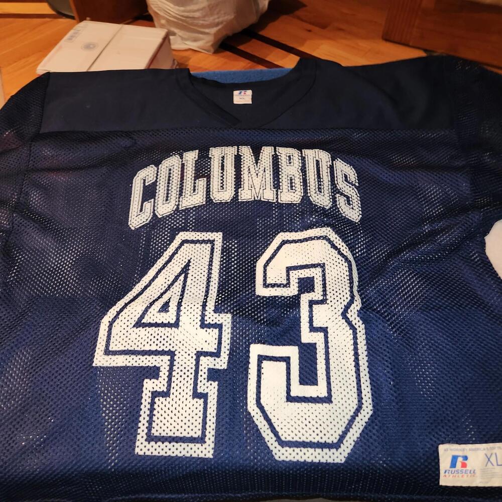 Vintage Columbus Russell Athletic Size XL Football Jersey